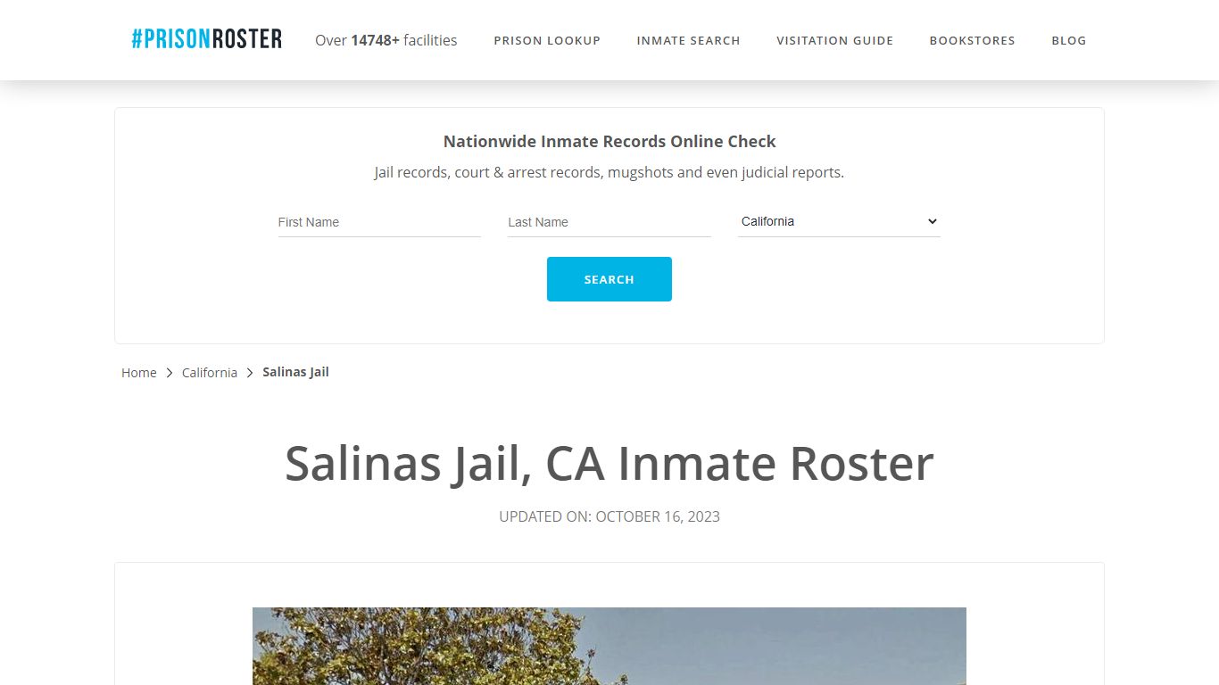 Salinas Jail, CA Inmate Roster - Prisonroster